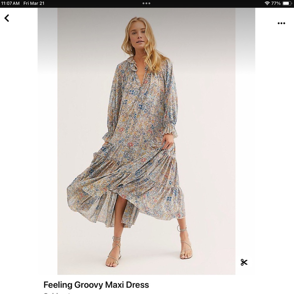 🦋Free People Feeling Groovy Maxi Dress🦋🦋